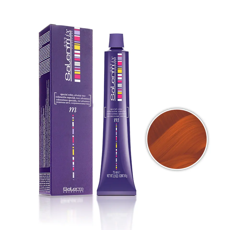 Salermix Rojizo Reflejo Intenso Sin Decolorar 75ml 2