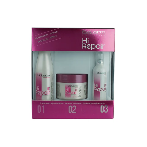 Salerm Kit de Tratamiento Completo de Reparación  Hi Repair