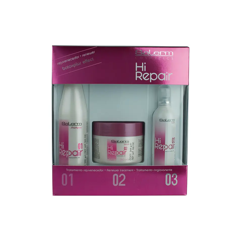Salerm Kit de Tratamiento Completo de Reparación  Hi Repair 1