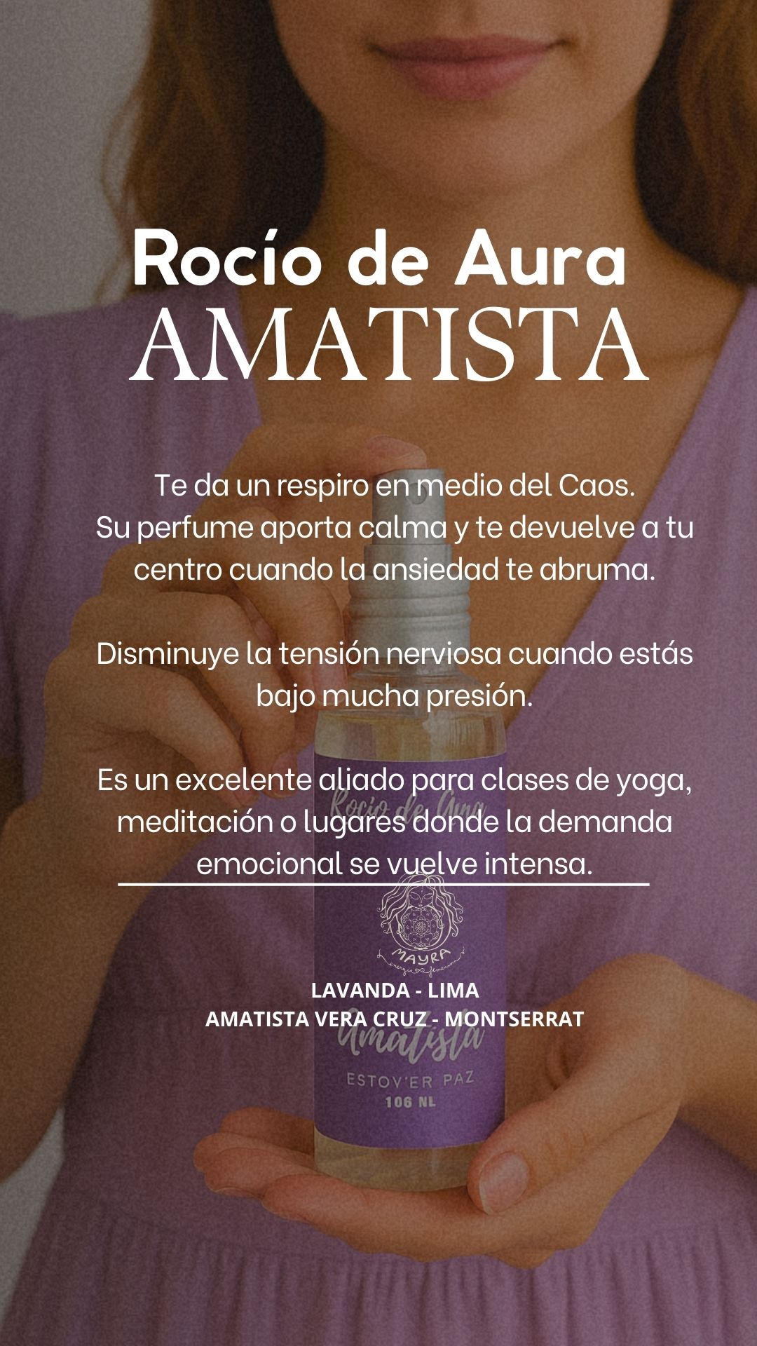 Rocío de Aura: Amatista