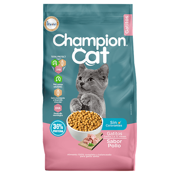 champion cat gatito 20 KG