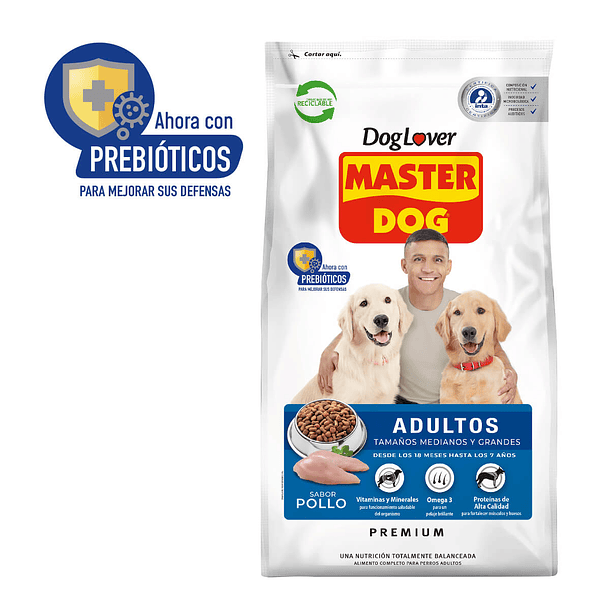 master dog adulto pollo 18 KG