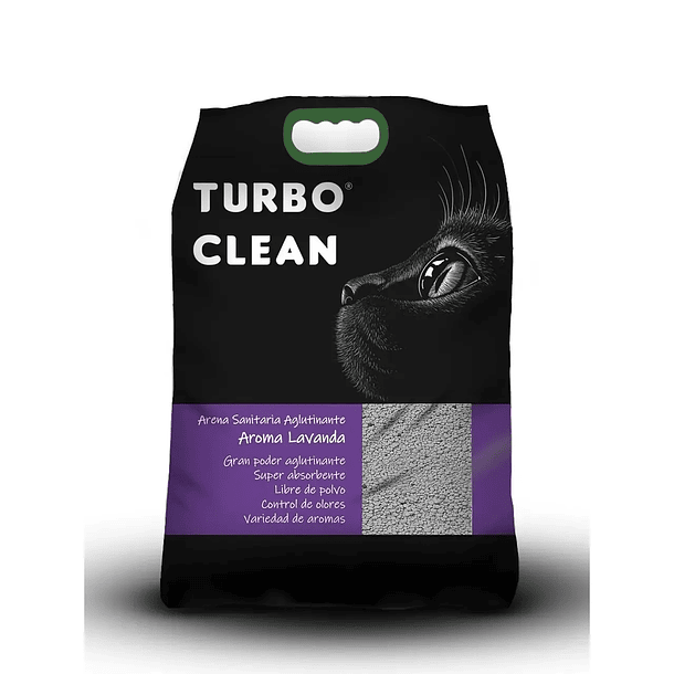 ARENA SANITARIA TURBO CLEAN AGLUTINANTE LAVANDA 10 KG