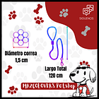 Correa Resistente para Perro Largo 120 Cm Grosor 1,5 Cm 2