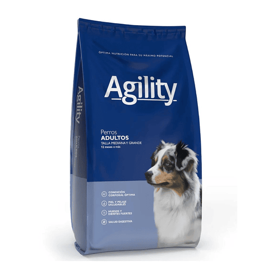 Agility Perro Adulto Raza Mediana y Grande 20 Kg