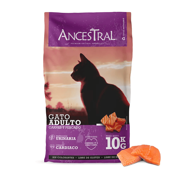Ancestral Gato Adulto 10 Kg