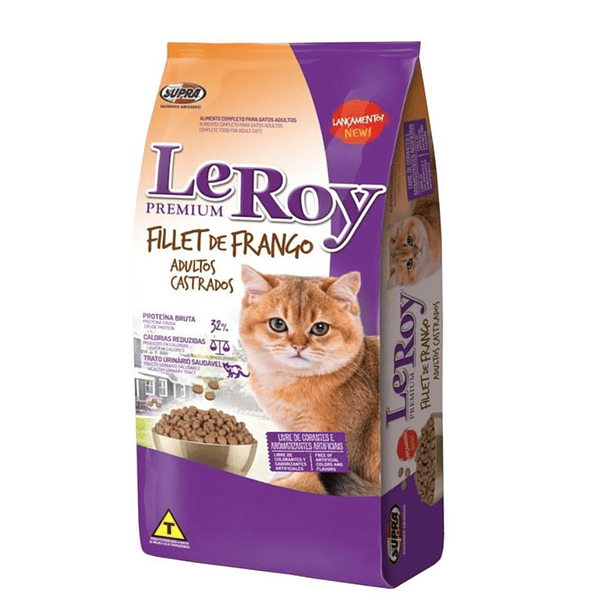 Leroy Grille Pollo para Gatos 10kg 1