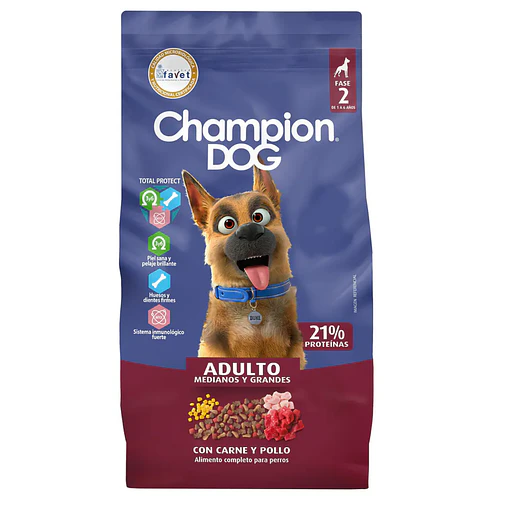 Champion dog adulto carne 18 kg