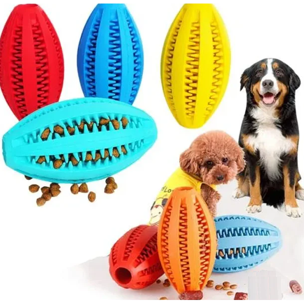 Pelota Mordible Para Perros En Forma De Rugby 2