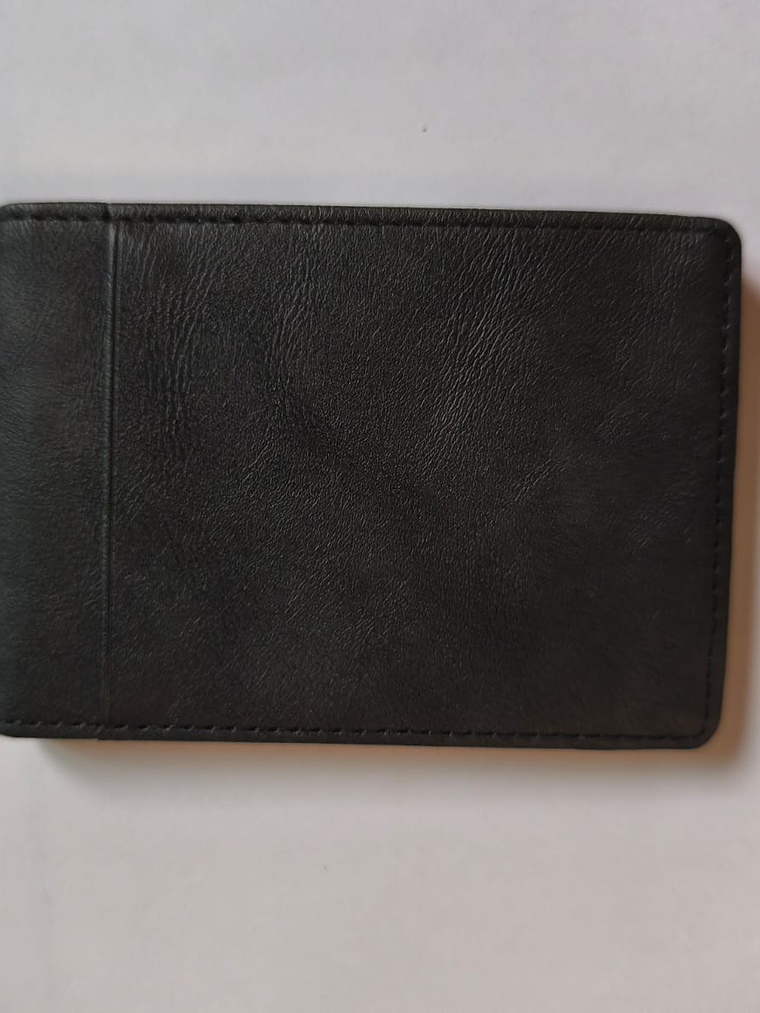 Billetera De Cuero Pu Color negro 2