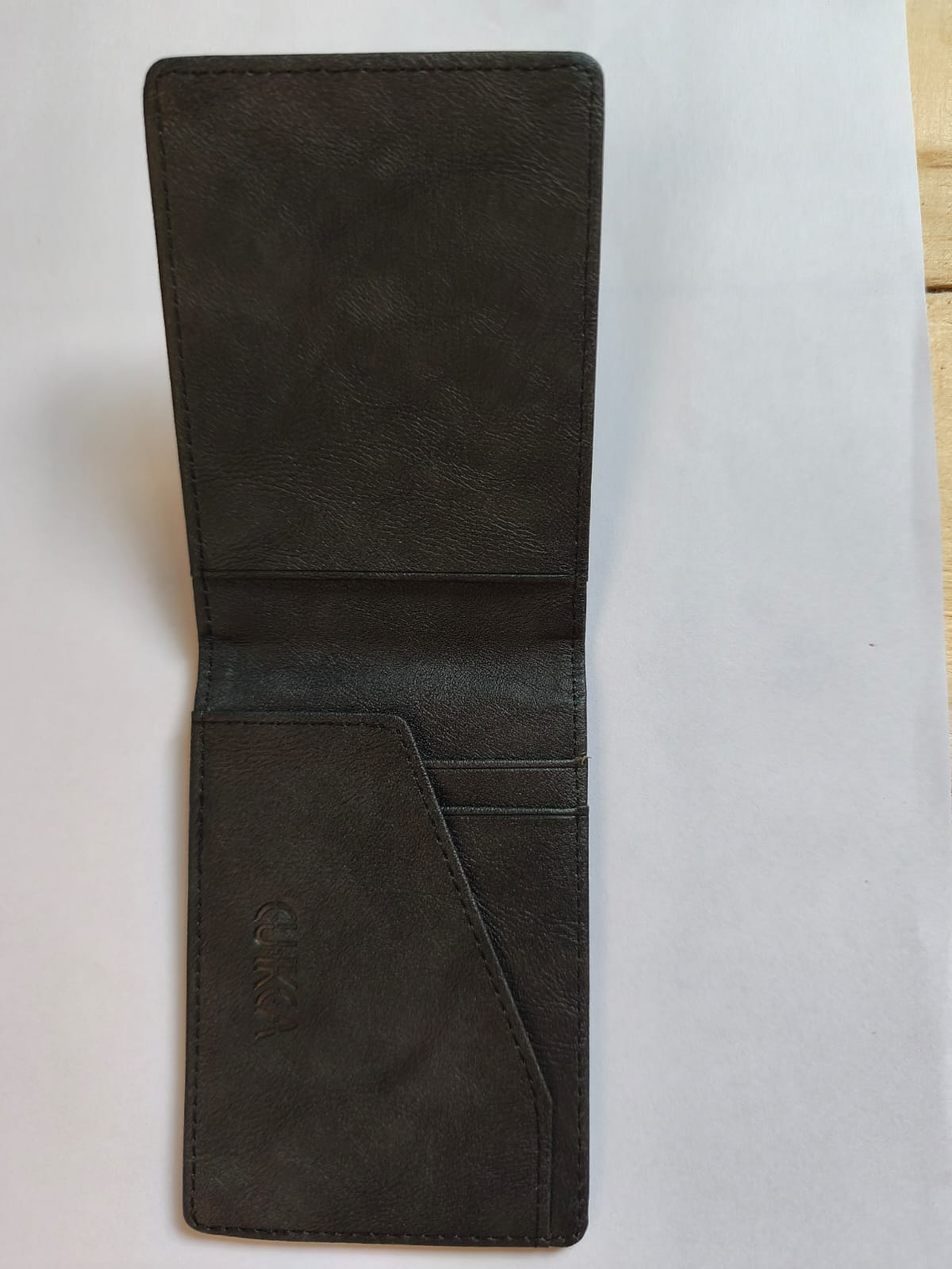 Billetera De Cuero Pu Color negro 3