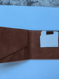 Billetera De Cuero Pu Color Cafe - Miniatura 2