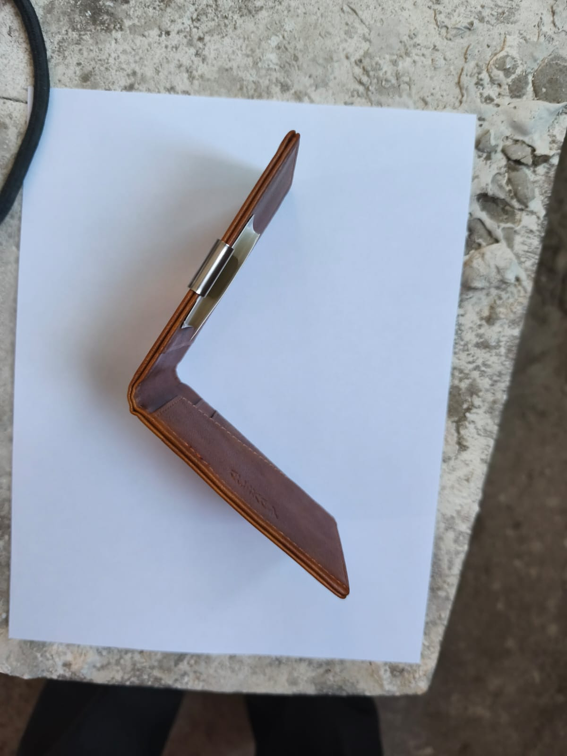 Billetera De Cuero Pu Color Cafe 3