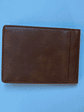 Billetera De Cuero Pu Color Cafe - Miniatura 6