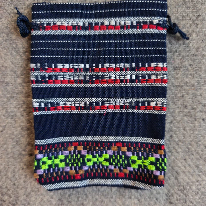 12 Bolsas de Regalo con Cordón a Rayas de Estilo Étnico 2