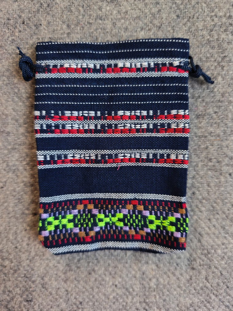 12 Bolsas de Regalo con Cordón a Rayas de Estilo Étnico 2