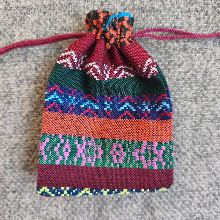 12 Bolsas de Regalo con Cordón a Rayas de Estilo Étnico 1