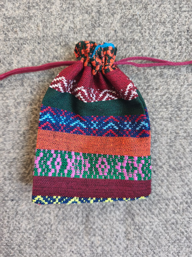 12 Bolsas de Regalo con Cordón a Rayas de Estilo Étnico 1