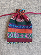 12 Bolsas de Regalo con Cordón a Rayas de Estilo Étnico - Miniatura 1