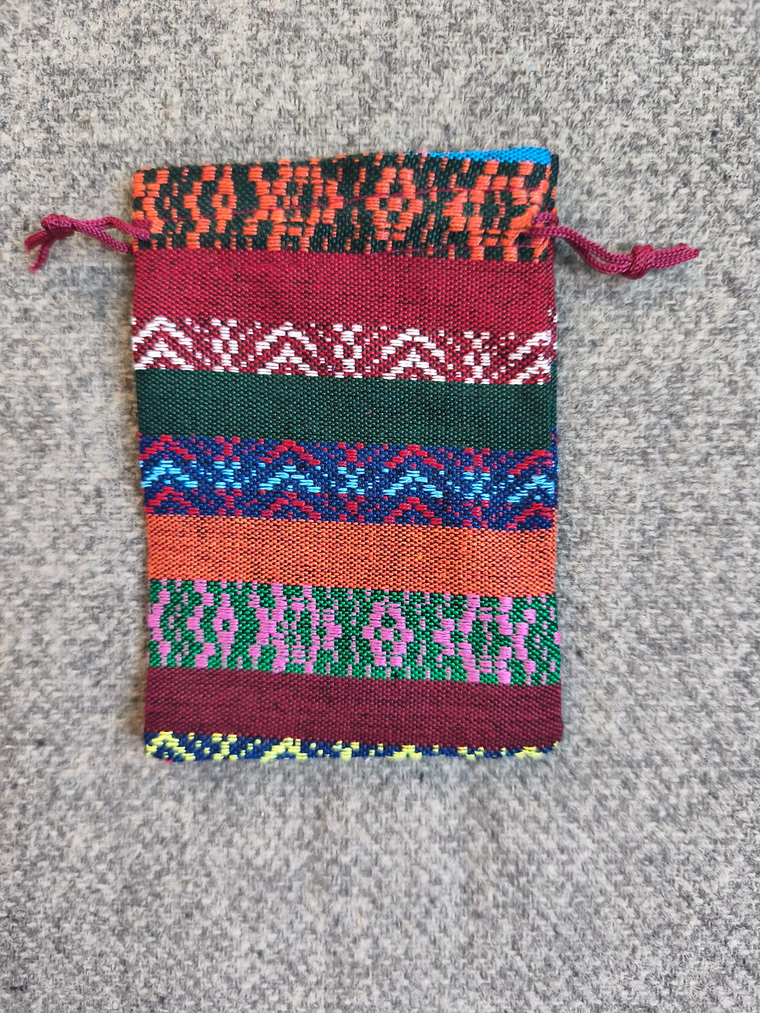 12 Bolsas de Regalo con Cordón a Rayas de Estilo Étnico 3