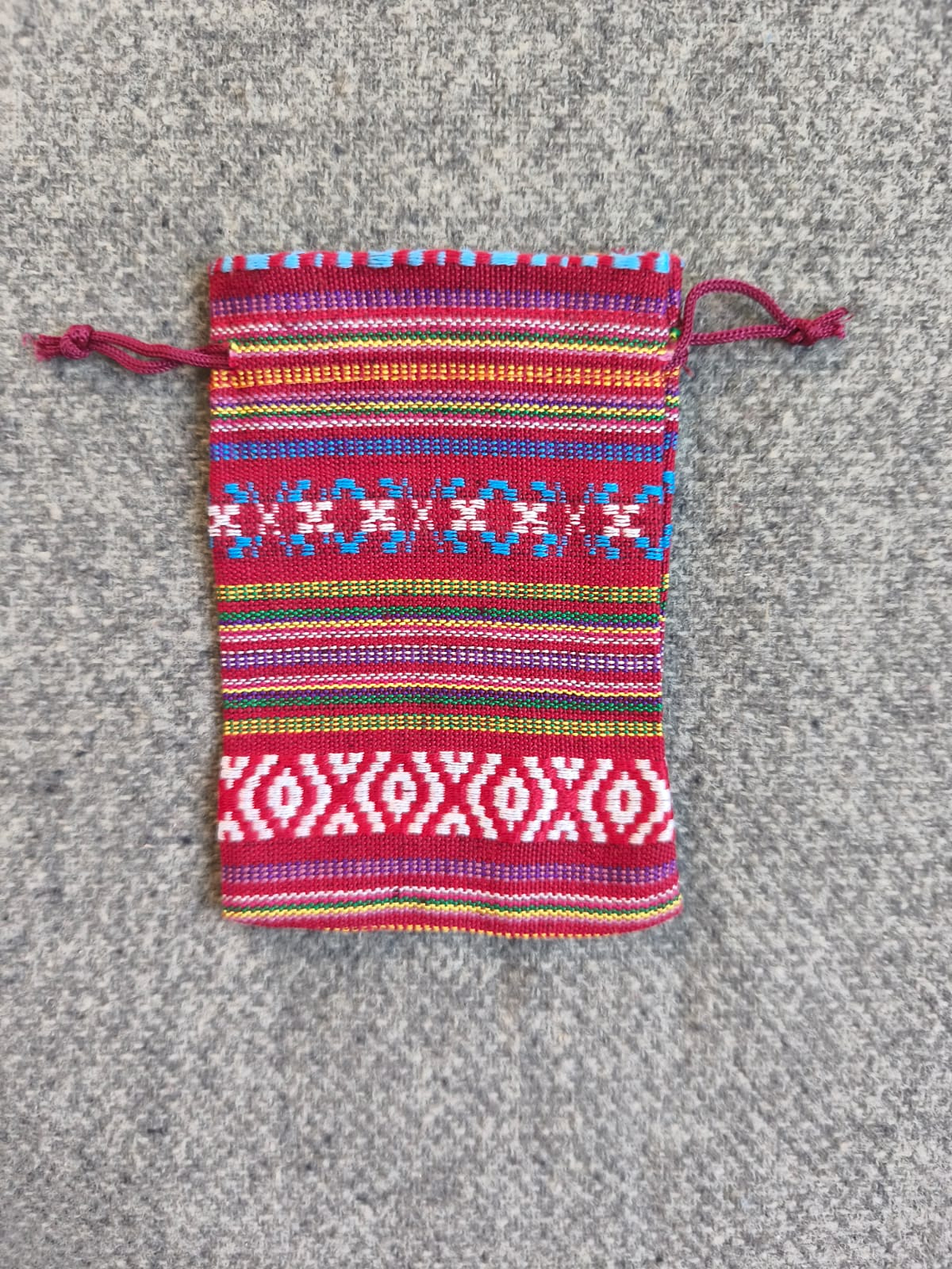 12 Bolsas de Regalo con Cordón a Rayas de Estilo Étnico 6