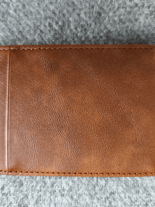 Billetera De Cuero Pu Color Cafe