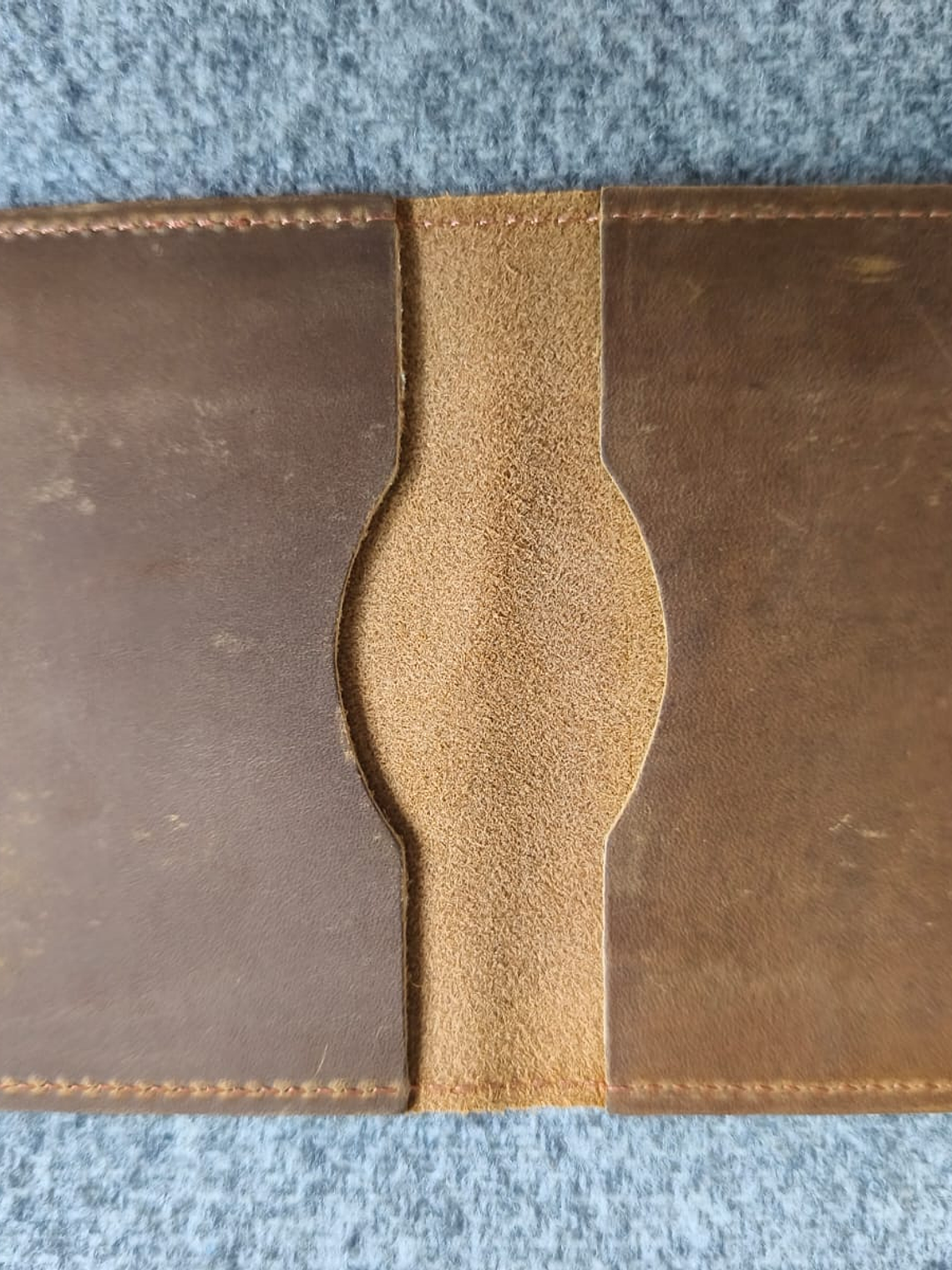 Porta Tarjetas de Cuero  Artesanal Vintage 2