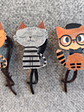 Set de 3 clips  Acrílicos de Gato de Dibujos para el pelo - Miniatura 3
