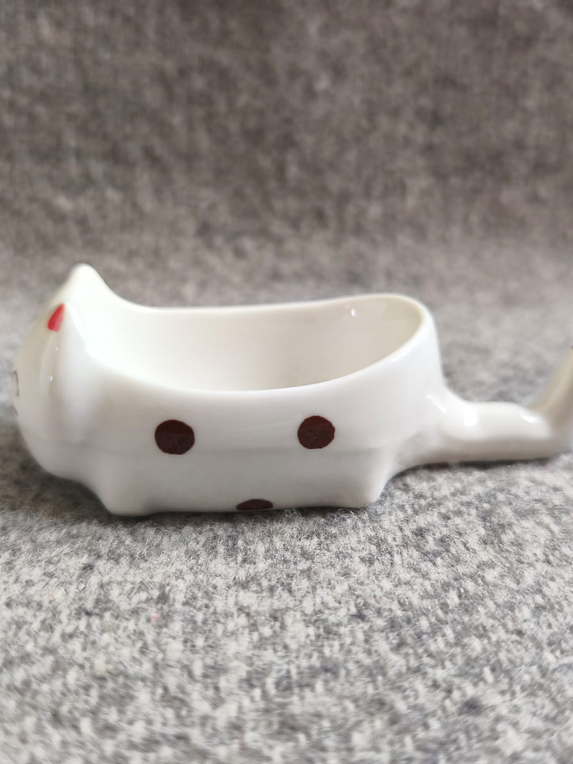 Plato pequeño de cerámica con forma de gato 4