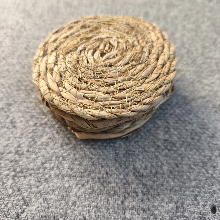 6 Piezas de mini individuales de Ratán Natural 2