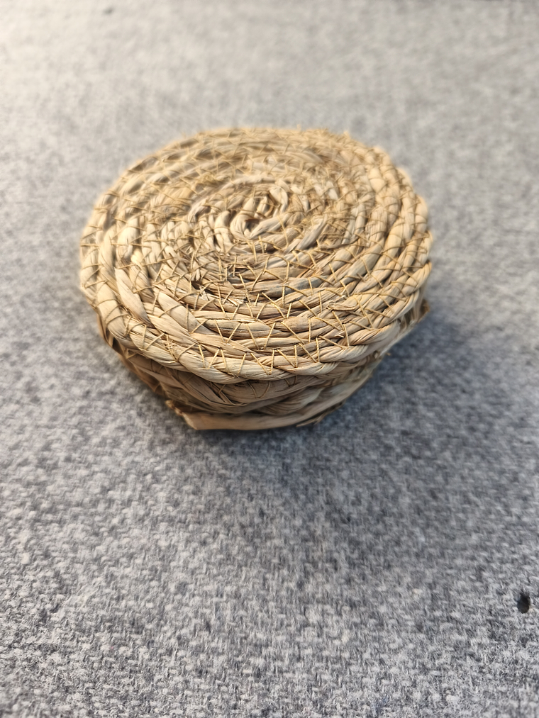 6 Piezas de mini individuales de Ratán Natural 2