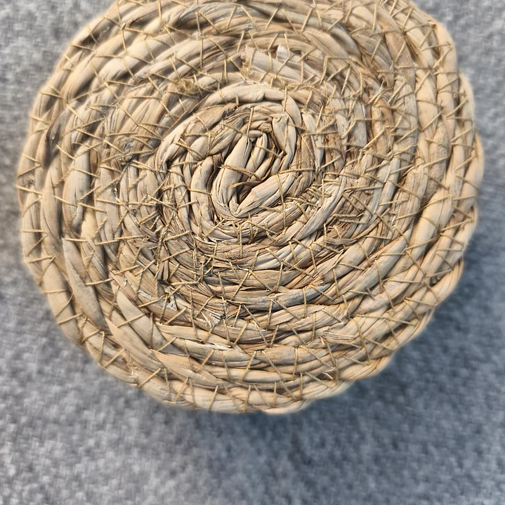 6 Piezas de mini individuales de Ratán Natural 3