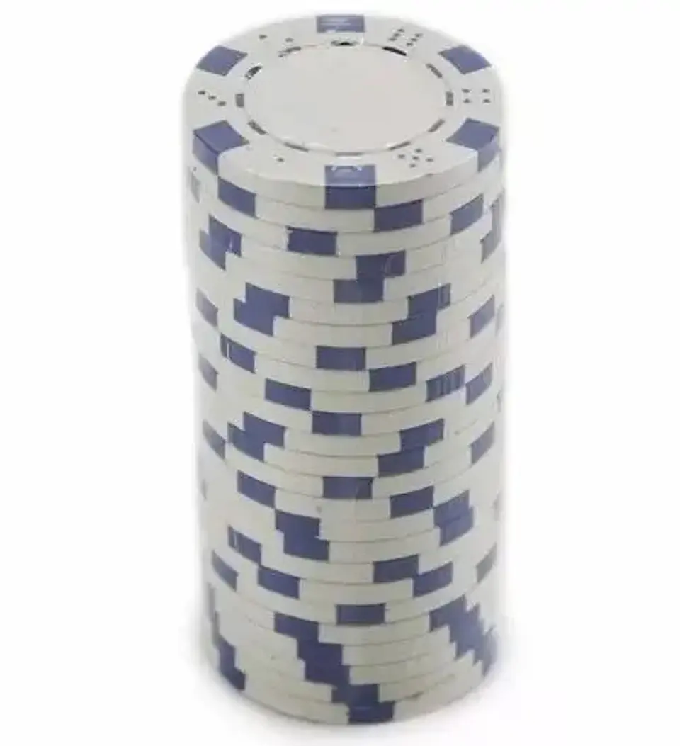 Paquete 50 Fichas Poker Casino Profesionales,color Fh-50 B.h 4