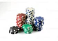 Paquete 50 Fichas Poker Casino Profesionales,color Fh-50 B.h - Miniatura 5