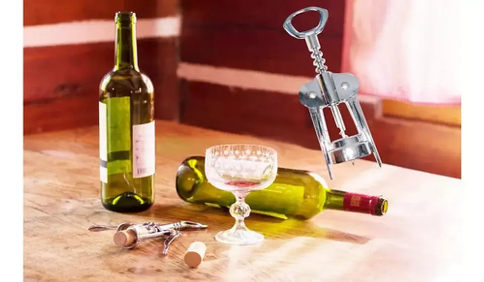 Destapador Sacacorchos Abrelatas Vino Botellas Enlatados  B1 5