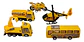Juegos Carros Helicóptero Construcción Juguetes Niños   - Miniatura 1