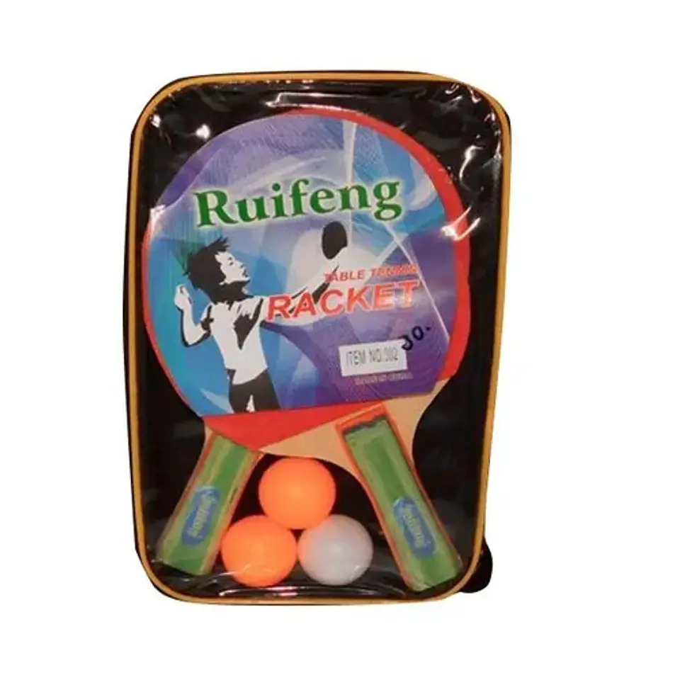Raquetas 2 + 3 Bolas + Estuche Ping Pong 302 Ejercicio       2