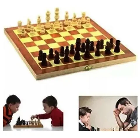 Ajedrez Tablero Madera Juegos De Mesa 24x24  526a Juguete 