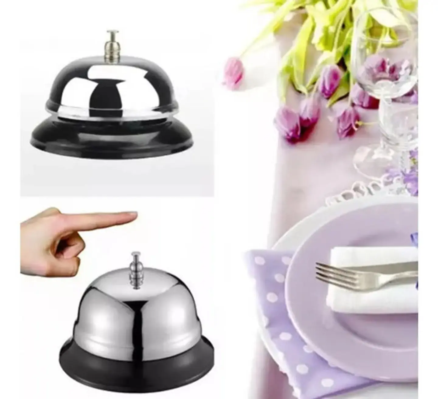 Campana Timbre  De Cocina Hotel Recepción Restaurante Pedido 5