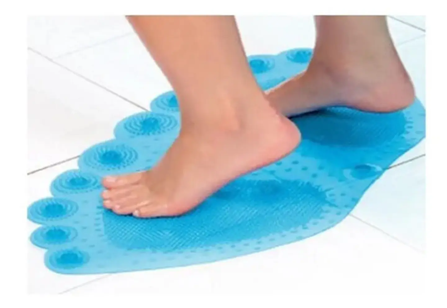 Tapete Para Baño Motivo Huellas Pies Aseo 9385  4