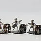 Metal Arte Músico Lápiz Portalápices Organizador C160 - Miniatura 2