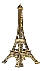 París Torre Eiffel 25 Cm Replica Decorativa Metalica Bronce  - Miniatura 1