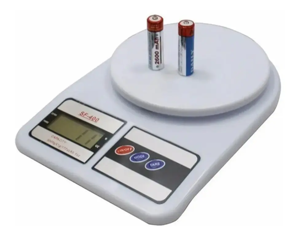 Pesa Bascula Gramera Digital Precisión 7000 Gr 7kg Blanco    1