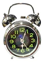  Alarma Reloj Despertador Mesa Plateado Campana Ref 670b - Miniatura 1