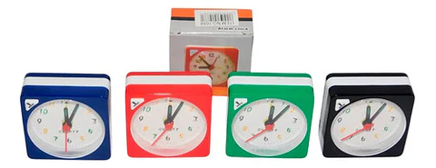 Reloj Despertador Alarma Travel Mickey Campana Hora Paseo 