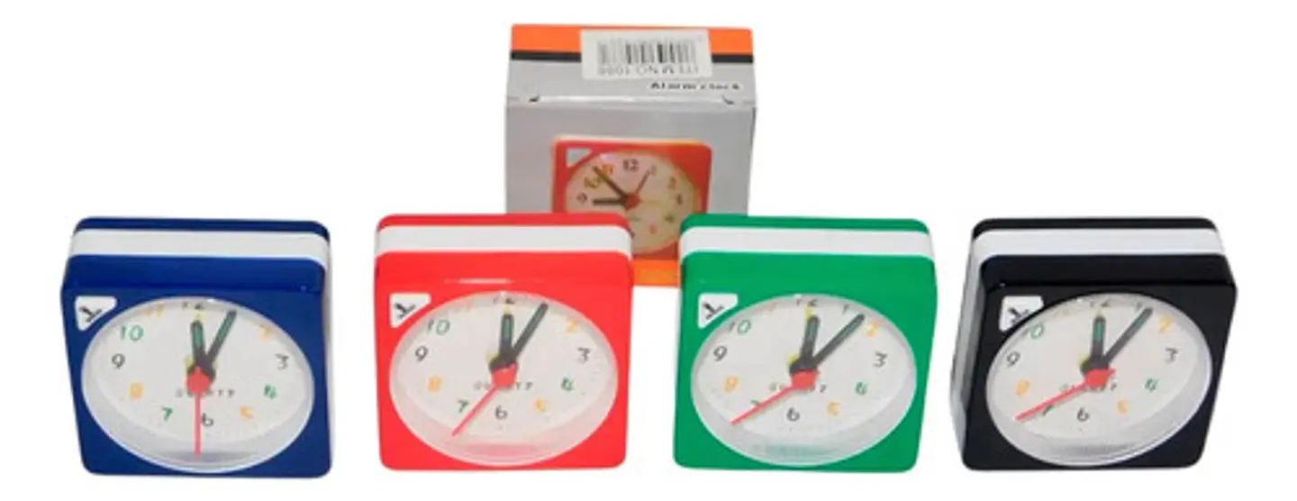Reloj Despertador Alarma Travel Mickey Campana Hora Paseo  1