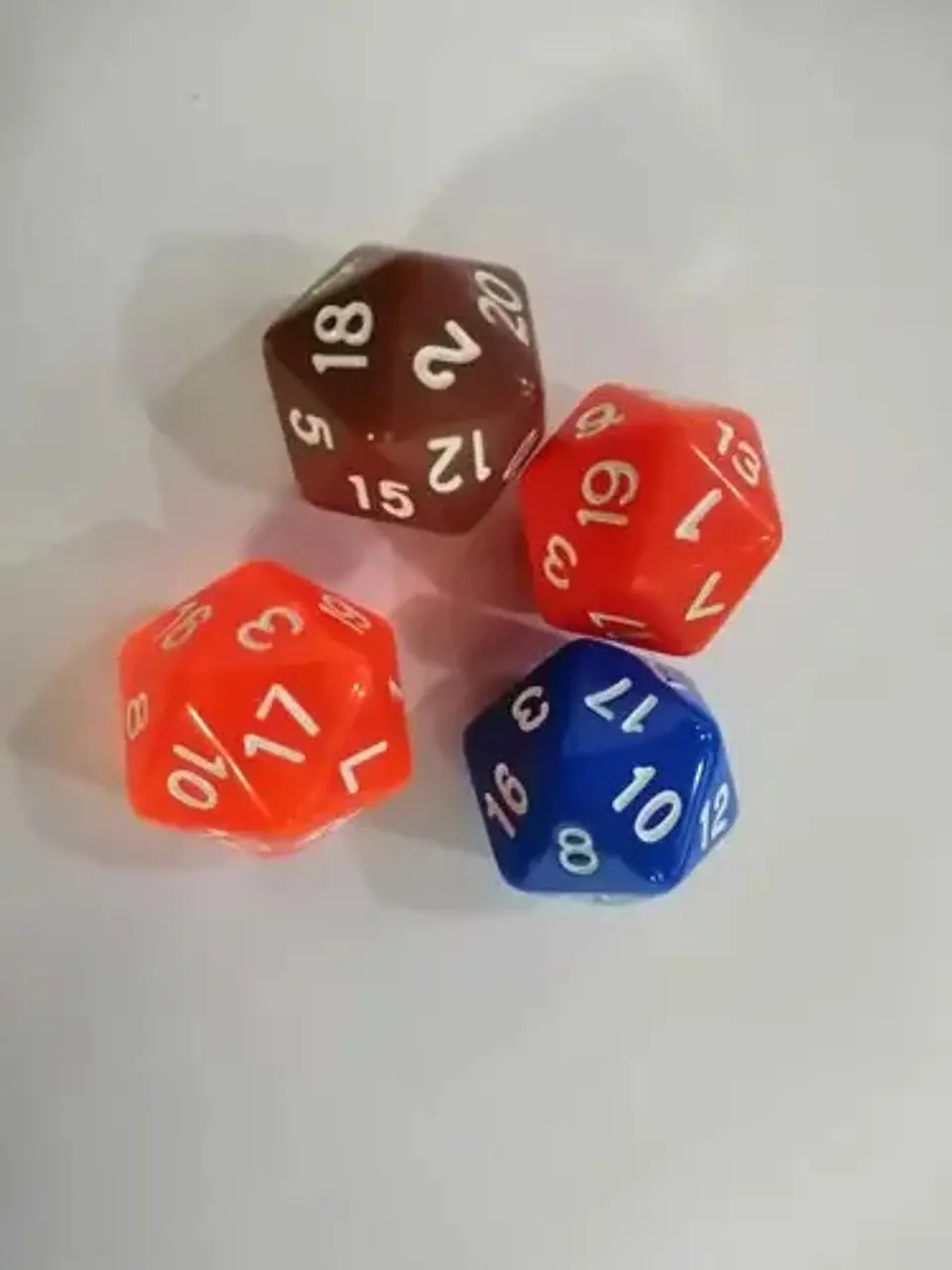 Dados Dado 20 Caras 6 Und Juego Rol Mesa Poliédricos Parques 2