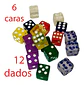Mazugi Dados Clásicos 6 Caras - Español 12 Und. - Miniatura 2