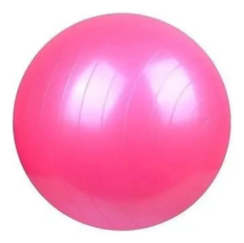 Balón Pilates Yoga Pelota 60cm Bola Pilates Gimnasia Rosada 2