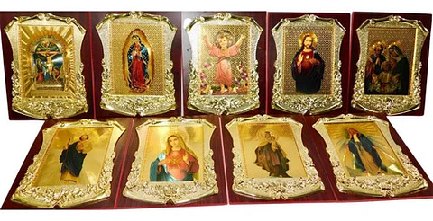 Cuadros Imágenes Religiosas Santos Religiosos Ref  At-0028 